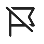 Flag Off SVG Icon